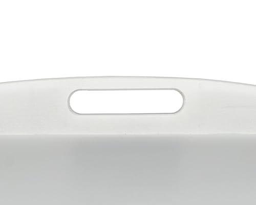 Bamboo Bam & Boo White Bamboo Serving Tray Extra Large with Handles for Food, Drinks, Storage, Decor, Vanity, Breakfast, Parties, Weddings, Picnics(23.6” x 15” x 2.35”, White) - Image 5