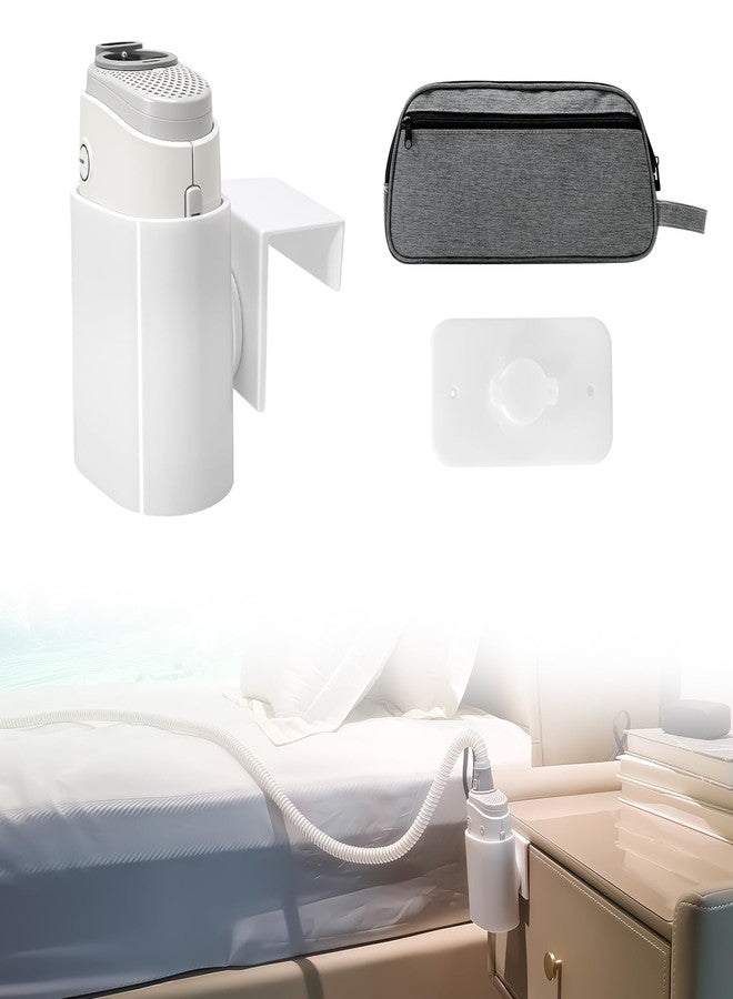 طقم نظام تثبيت جهاز CPAP AirMini مناسب لجهاز Air Mini - مع حقيبة تخزين للسفر، وحامل جداري لجهاز CPAP، وحامل خطاف للدرج، وحقيبة سفر محمولة لحمل مستلزمات جهاز CPAP - Image 1