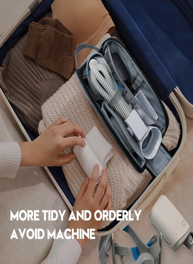 طقم نظام تثبيت جهاز CPAP AirMini مناسب لجهاز Air Mini - مع حقيبة تخزين للسفر، وحامل جداري لجهاز CPAP، وحامل خطاف للدرج، وحقيبة سفر محمولة لحمل مستلزمات جهاز CPAP - Image 5