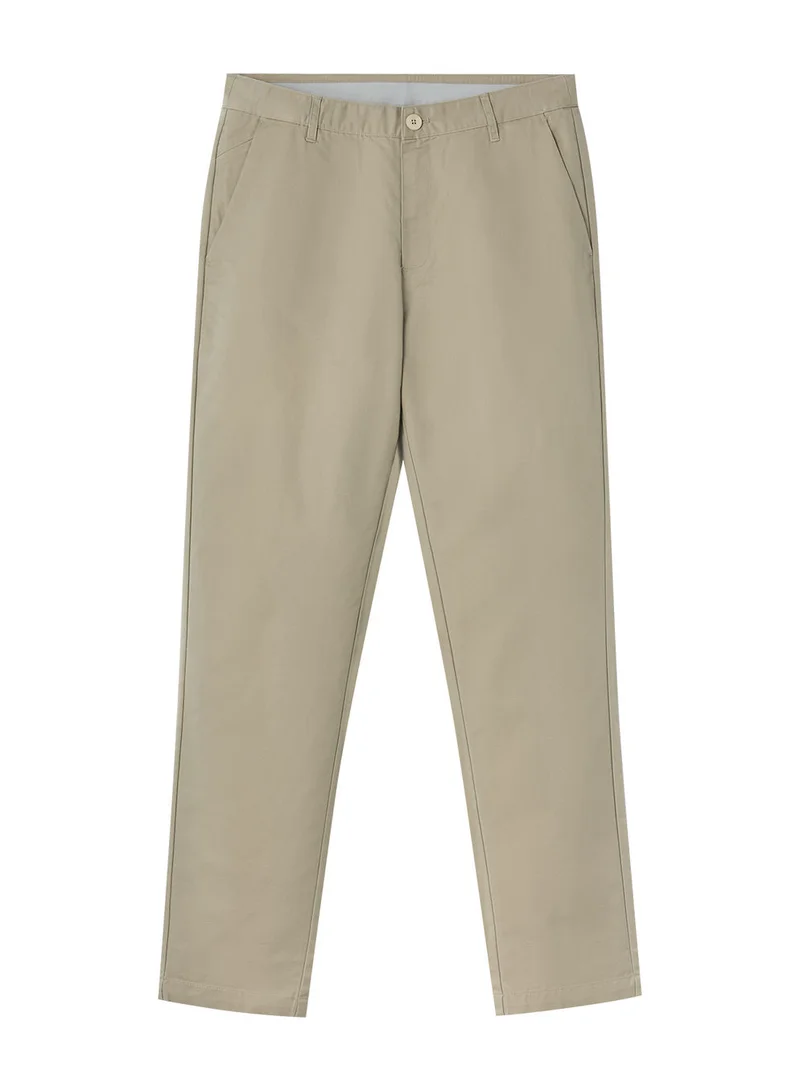 GIORDANO Men's Comfort Stretch Khaki Pants
