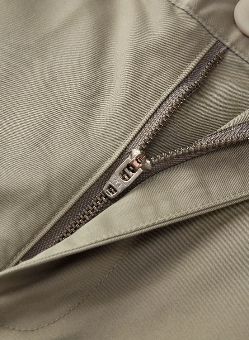 GIORDANO Men's Comfort Stretch Khaki Pants