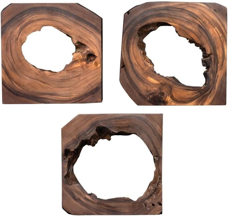 Uttermost Adlai  12 inch Wood Wall Art Set of 6 - Image 1