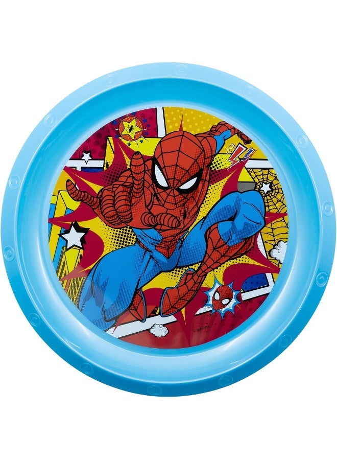 STOR EASY PP PLATE SPIDERMAN MIDNIGHT FLYER - Image 1