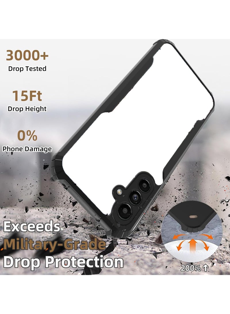 For Samsung Galaxy A16 Case Soft TPU with Acrylic Back, Full-Body Drop Proof Phone Case Shockproof Protective Cover - Image 2