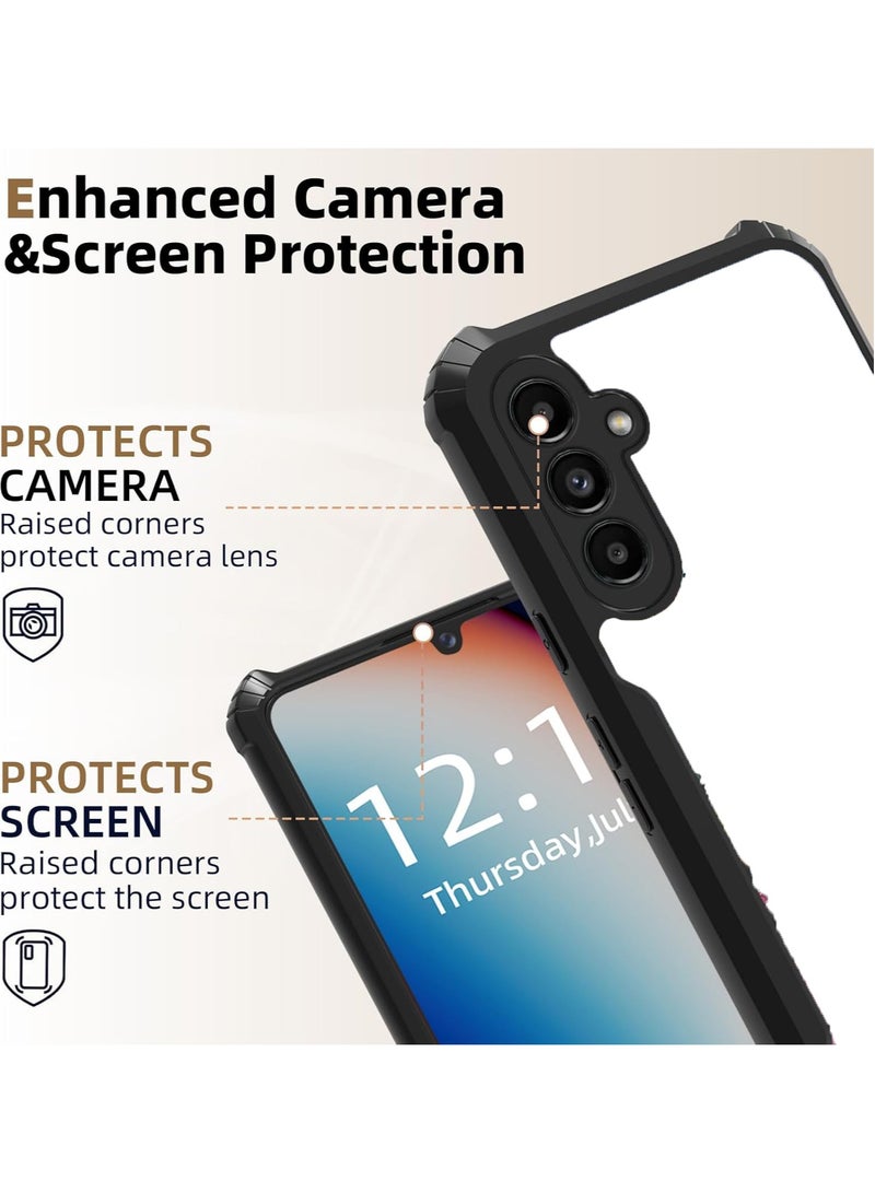 For Samsung Galaxy A16 Case Soft TPU with Acrylic Back, Full-Body Drop Proof Phone Case Shockproof Protective Cover - Image 3