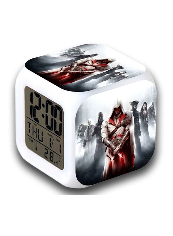 NIBEMINENT Assassins Creed Creative Foursquare Alarm Clock Multicolour