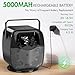 KIDWILL Rechargeable Bubble Machine Automatic Bubble Blower 5000mAh Power 90180360 Auto Rotation 3 Speeds Bubble Maker Toy for Toddler Kids Pets Parties Indoor Outdoor - Image 4