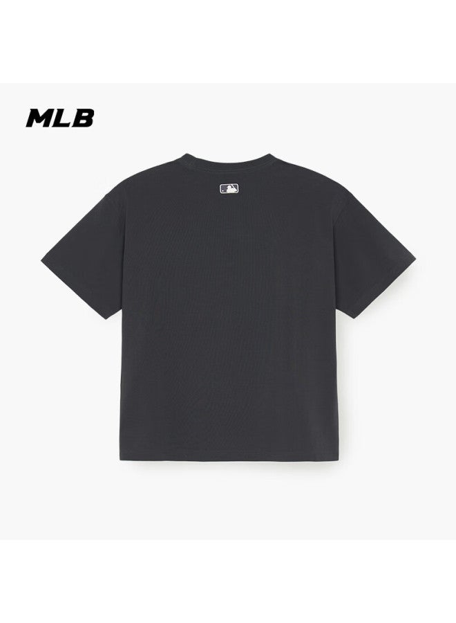 MLB Men'S And Women'S Short Sleeve T-Shirt Couple Solid Color Spring Summer Simple Casual Round Neck 25 New Style 3Atsb0253-43Cgs-L - Image 1