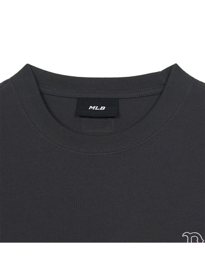 MLB Men'S And Women'S Short Sleeve T-Shirt Couple Solid Color Spring Summer Simple Casual Round Neck 25 New Style 3Atsb0253-43Cgs-L - Image 2