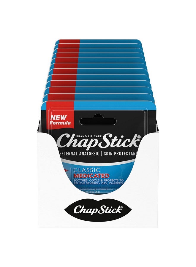 تشابستيك أنابيب مرطب الشفاه الطبي الكلاسيكي من تشابستيك، لعلاج تشقق الشفاه وحماية البشرة - 0.15 × 12 أونصة - Image 1
