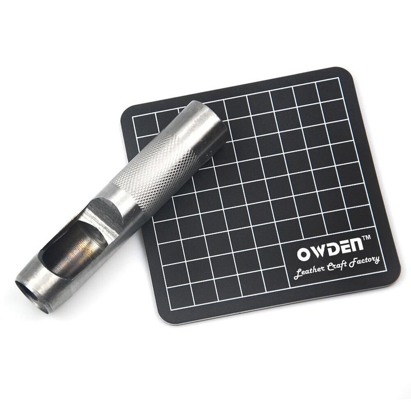 OWDEN 12Piece Leather Hole Punch Set with a Free Cutting mat,Leather Tool,Hollow Punch Set, Round Hole Punch Set,for Cutting of Soft Material - Image 4