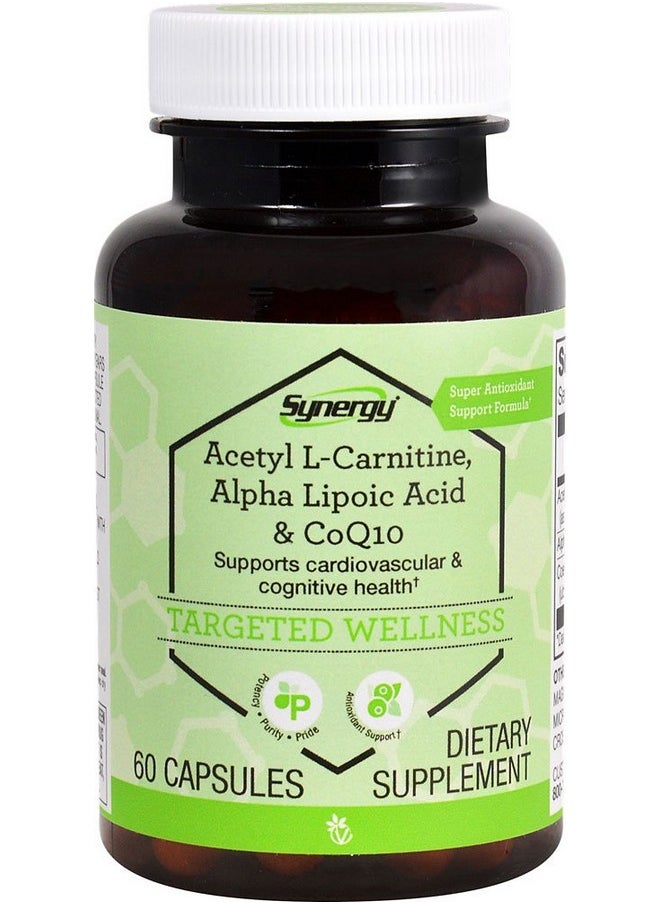 Vitacost Brand Vitacost Coq10 + Alpha Lipoic Acid + Acetyl L Carnitine Hcl 60 Capsules  - Image 1