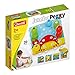 Quercetti Jumbo Peggy Small Stacking Peg Toy with Illustrated Cards and 4 Linking Boards for Kids Ages 2 Years Multi - Image 3