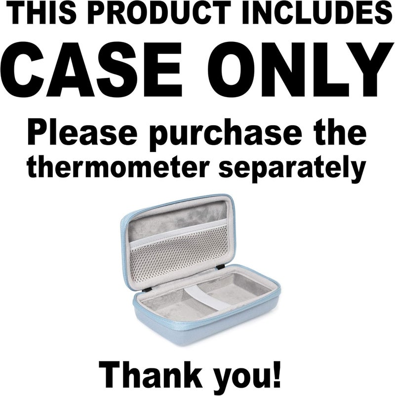 CaseSack حافظة مقياس الحرارة للأذن/مقياس الحرارة بالأشعة تحت الحمراء مثل براون ثيرمو سكان 7، 7+، 5 IRT6500، 3؛ آي بروفين، آي هيلث، ميلدسيكس، كيه دي تي، إيزي إيست، كاندي كير، لاميغ، هوجوم، جود بيبي، فامي دوك، أنثسانيا - Image 4