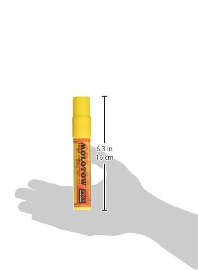 Molotow ONE4ALL Acrylic Paint Marker, 15mm, Zinc Yellow, 1 Each (627.201) - Image 3