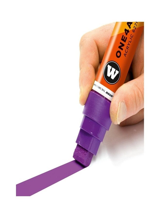 Molotow ONE4ALL Acrylic Paint Marker, 15mm, Zinc Yellow, 1 Each (627.201) - Image 4