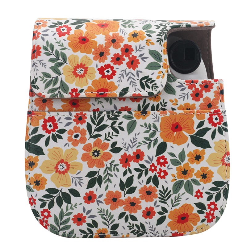 Frankmate Protective Case Compatible with Fujifilm Instax Mini 12 11 9 8 Instant Film Camera with Accessory Pocket and Adjustable Strap - Image 4