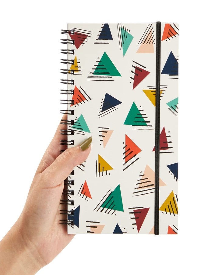 Paper Junkie 6 Pack 5x7 Spiral Notebooks with Pocket - Small Lined Journals with Elastic Closure for School, Work (6 Designs) - Image 3
