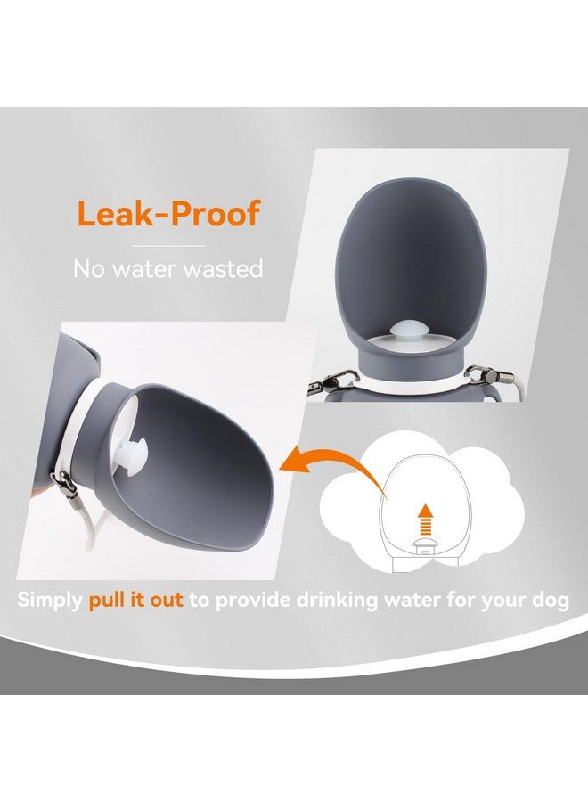PETLESO Dog Water Bottle, Outdoor Portable Water Dispenser for Dogs Cats, 27 OZ Dog Travel Water Bottle for Walking, Hiking, Leak Proof Water Kettle for Pet Drinking - Image 3