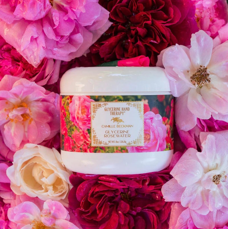 Camille Beckman Glycerine Hand Therapy Cream, Glycerine Rosewater, 8 Ounce - Image 2