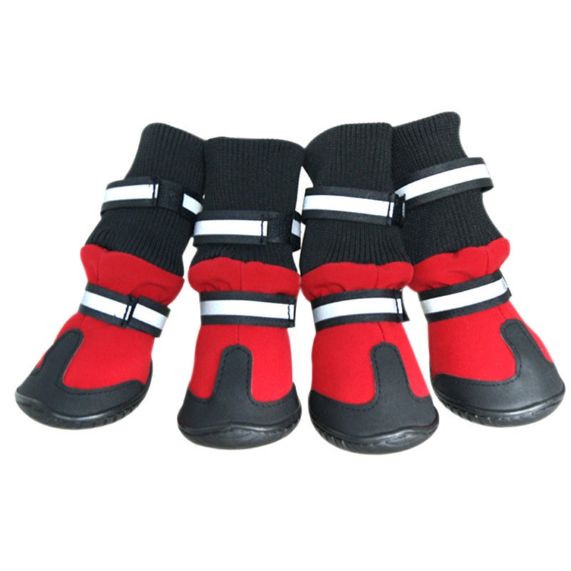 Dog Rain Booties Snow Boots Protective Shoes Dog Rain Booties Size - Image 5