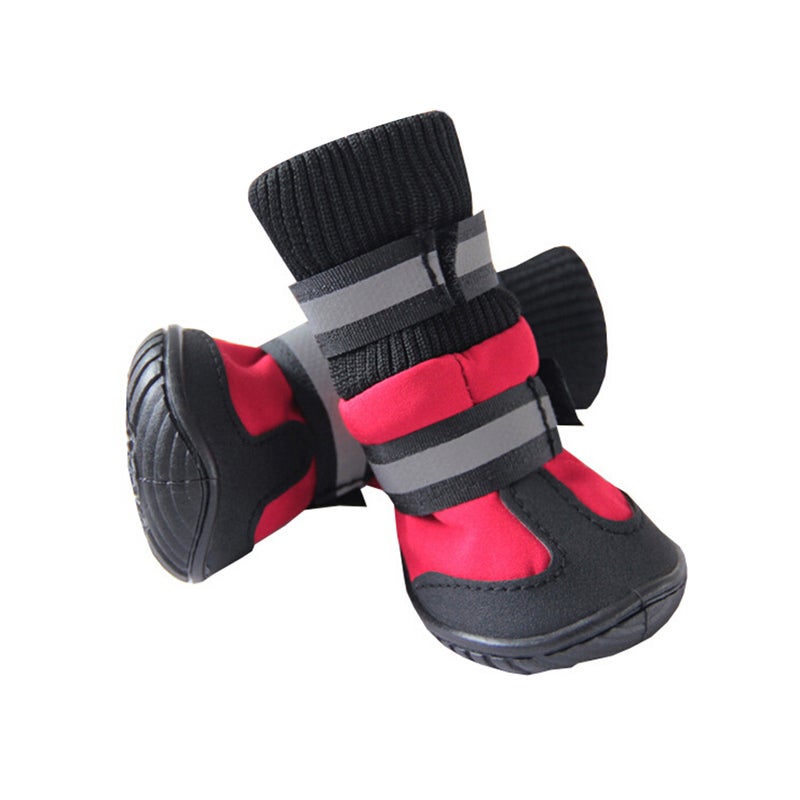 Dog Rain Booties Snow Boots Protective Shoes Dog Rain Booties Size - Image 4