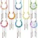 Fennoral 16 Pack Wind Chime Kit for Kids Make Your Own Horseshoe Wind Chime Wooden Arts and Crafts for Girls Boys Ornaments DIY Coloring Horseshoes Craft for Art Activity Birthday Supplies - Image 2