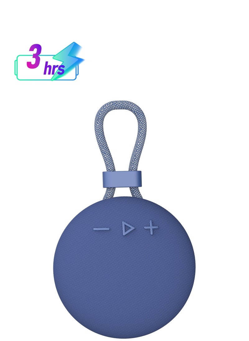 GRABIT - G-DOT 5W Bluetooth Speaker Compact & Powerful Enjoy clear sound with deep bass from the 52mm driver and diaphragm, powered by Bluetooth 5.3 for seamless connectivity. The 1200mAh battery provides 3-4 hours of playtime with fast 3-4 hour charging. Lightweight (300g) and compact (107×107×53mm), perfect for home, office, and travel. Compatible with iPhone, Samsung, OnePlus, Xiaomi, Huawei, Google Pixel, iPads, MacBooks, and more. - Image 1
