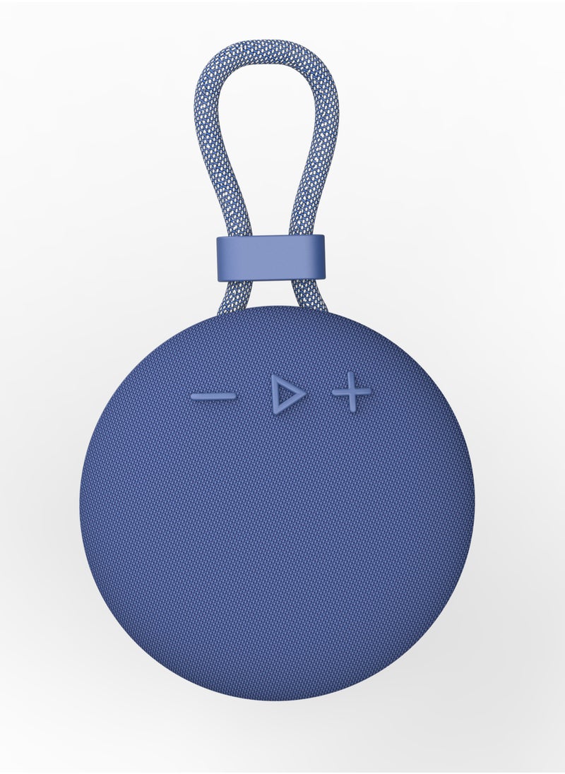 GRABIT - G-DOT 5W Bluetooth Speaker Compact & Powerful Enjoy clear sound with deep bass from the 52mm driver and diaphragm, powered by Bluetooth 5.3 for seamless connectivity. The 1200mAh battery provides 3-4 hours of playtime with fast 3-4 hour charging. Lightweight (300g) and compact (107×107×53mm), perfect for home, office, and travel. Compatible with iPhone, Samsung, OnePlus, Xiaomi, Huawei, Google Pixel, iPads, MacBooks, and more. - Image 1