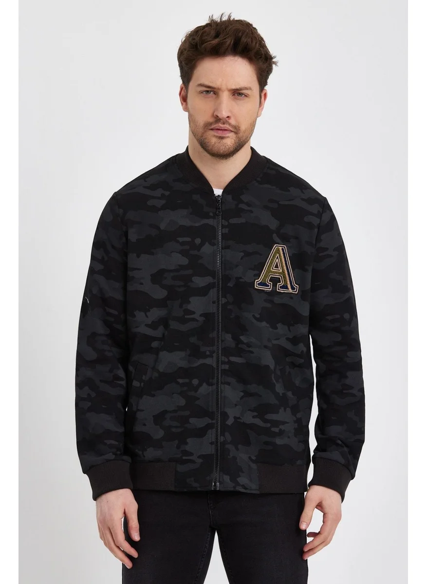 Alexander Gardi Ribbed Unlined College Jacket Coat (E22-74800)