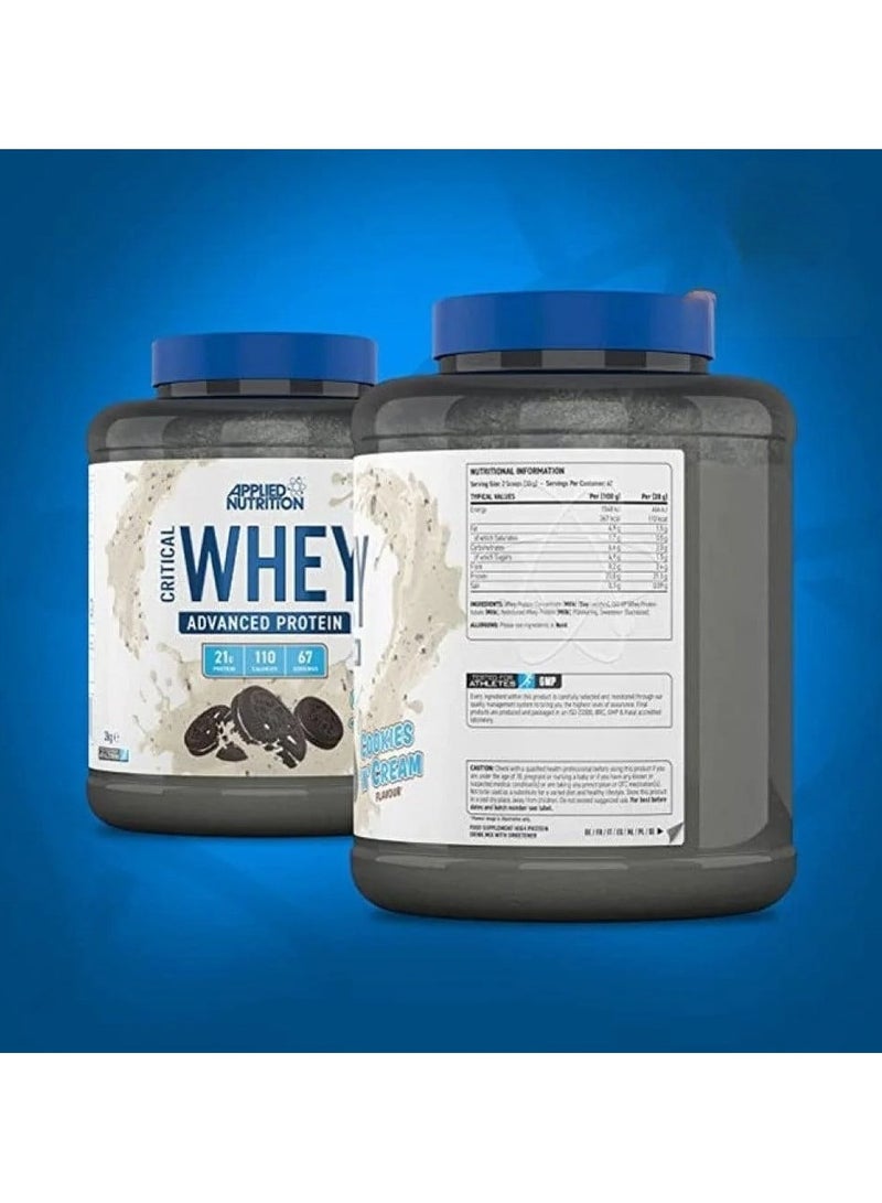 Applied Nutrition Critical Whey Advanced Protein Cookies & Cream 2kg - Image 2