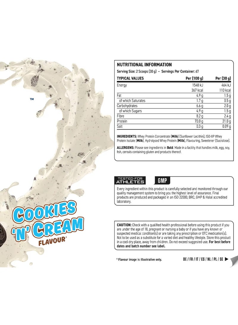 Applied Nutrition Critical Whey Advanced Protein Cookies & Cream 2kg - Image 5