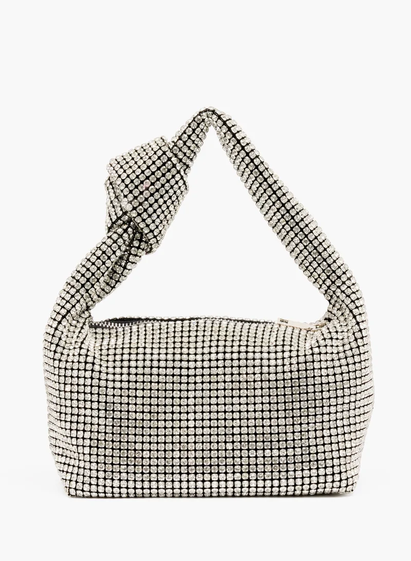 French Connection Knot Diamante Bag