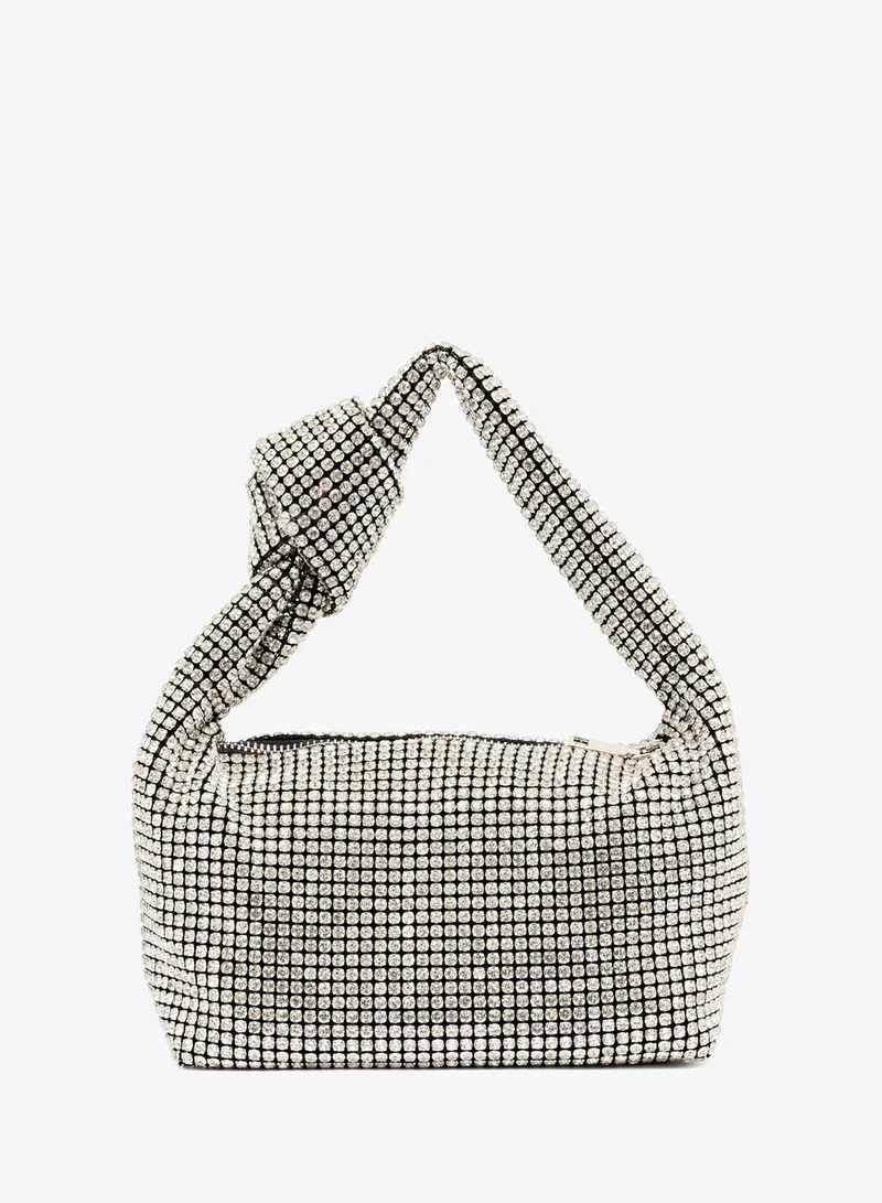 French Connection Knot Diamante Bag