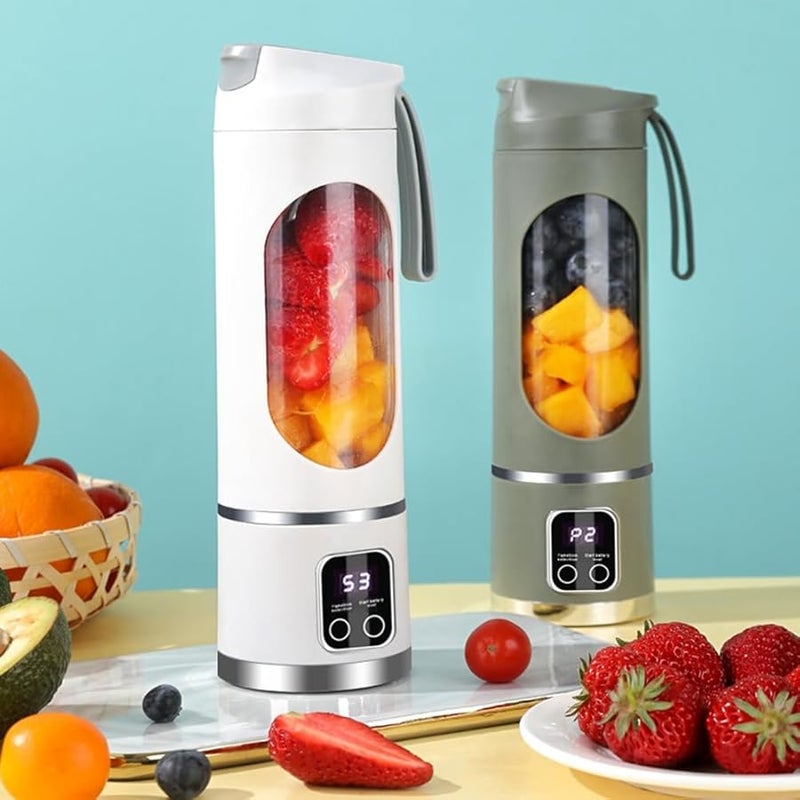 Portable USB Rechargeable Mini Blender 3 Gears 12 Cutter Personal Smoothie Maker - Image 1