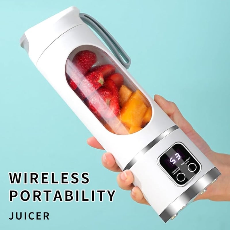 Portable USB Rechargeable Mini Blender 3 Gears 12 Cutter Personal Smoothie Maker - Image 4