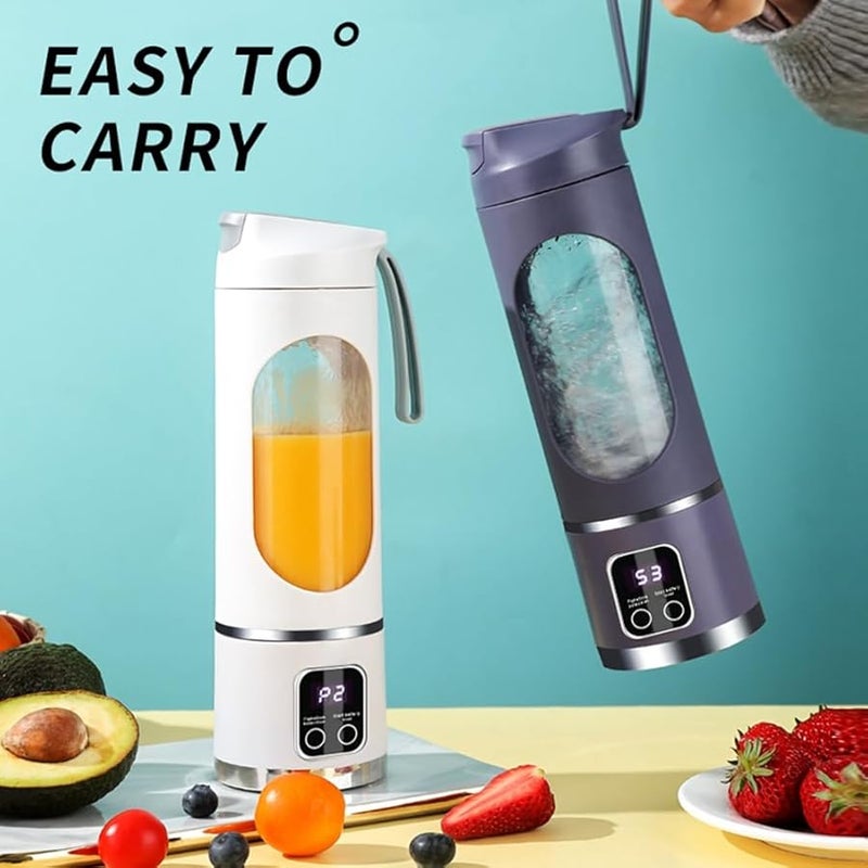 Portable USB Rechargeable Mini Blender 3 Gears 12 Cutter Personal Smoothie Maker - Image 5