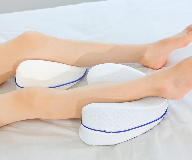 Memory Foam Crotch Pillow, Slow Rebound Side Sleeping Pillow, Comfortable Pregnancy Pillow for Back, Hip, Knee Pain Relief During Deep Sleep - Image 3