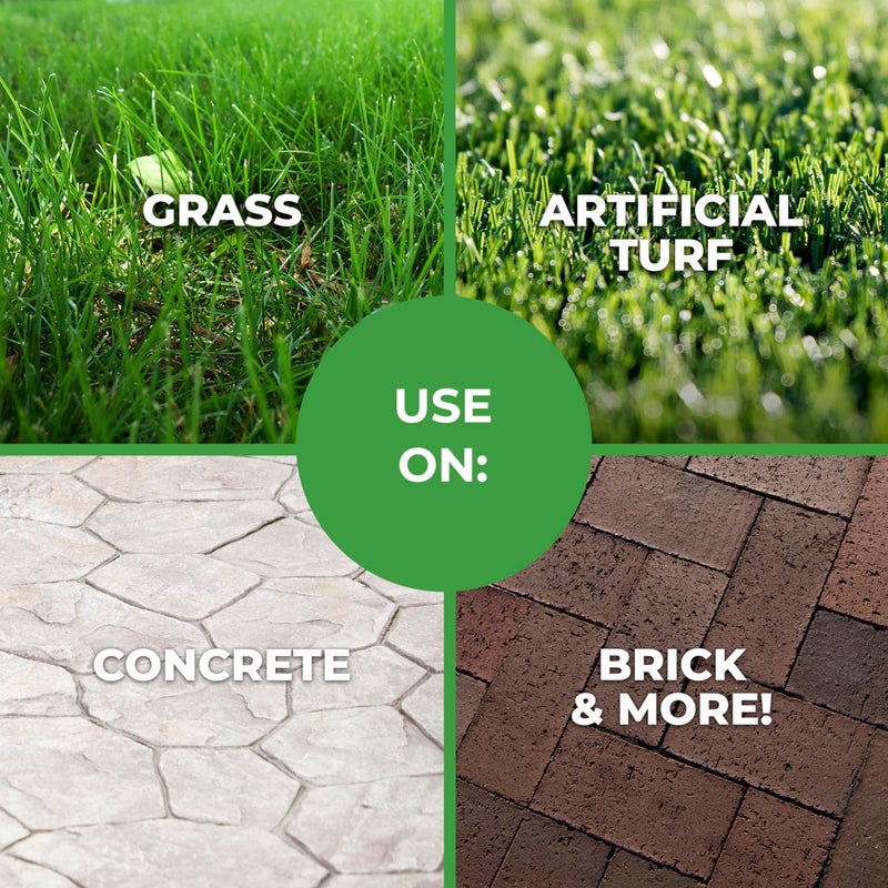 simple green مزيل الروائح الخارجي البسيط الأخضر للحيوانات الأليفة، الكلاب، مثالي للعشب الصناعي والفناء (32 أونصة بخاخ نهاية الخرطوم و 1 جالون إعادة تعبئة) - Image 3