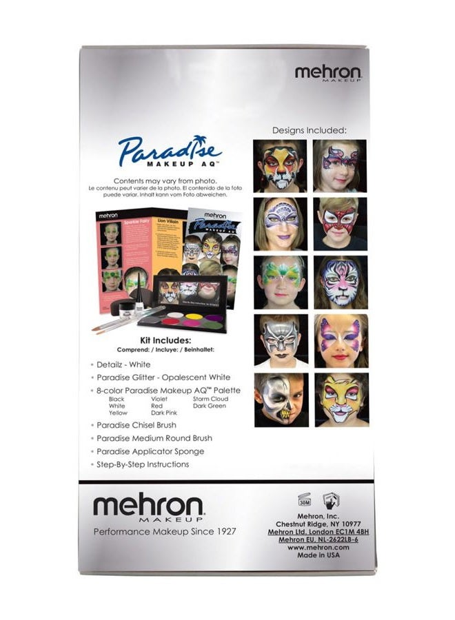 mehron Makeup Professional Premium Makeup Kit - Paradise Face & Body Paint * - Image 3
