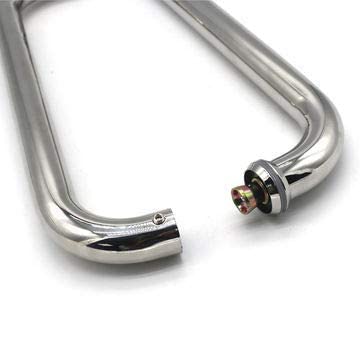 BOSNEY Bosney Combo of bathroom Equipment Door D Handle 12 Inch,Bathroom Stainless Steel Towel Ring, Bathroom Rob Hook And Stainless steel Grip Bar 12 Inch Matt  - Image 5