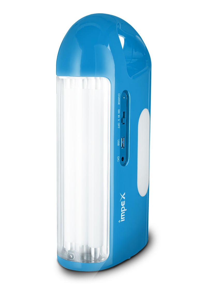 Impex Emergency Rechargeable LED Lantern | 100-Hour Runtime | 4 Light Modes | 500 Lumens | 72+18 SMD LEDs | Power Bank Function | Solar Charging | Overcharge Protection | Ideal for Home, Hiking, Camping | IL 703  - Image 5
