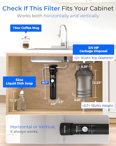 Waterdrop 15UA Under Sink Water Filter System, 2 Years, Reduces Lead, Chlorine, Bad Taste & Odor, Under Counter Water Filter Direct Connect to Kitchen Faucet, NSF/ANSI 42 Certified, USA Tech - Image 5