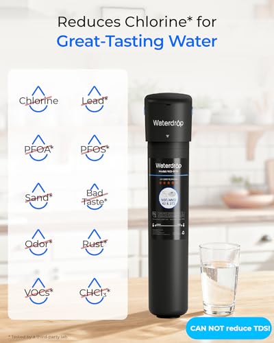 Waterdrop 15UA Under Sink Water Filter System, 2 Years, Reduces Lead, Chlorine, Bad Taste & Odor, Under Counter Water Filter Direct Connect to Kitchen Faucet, NSF/ANSI 42 Certified, USA Tech - Image 3