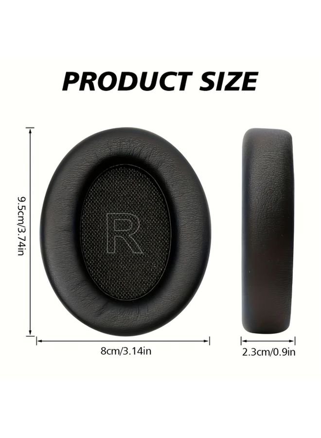 Comfortable Over Ear Headphone Covers Black Red Adjustable Ergonomic Durable - Image 3