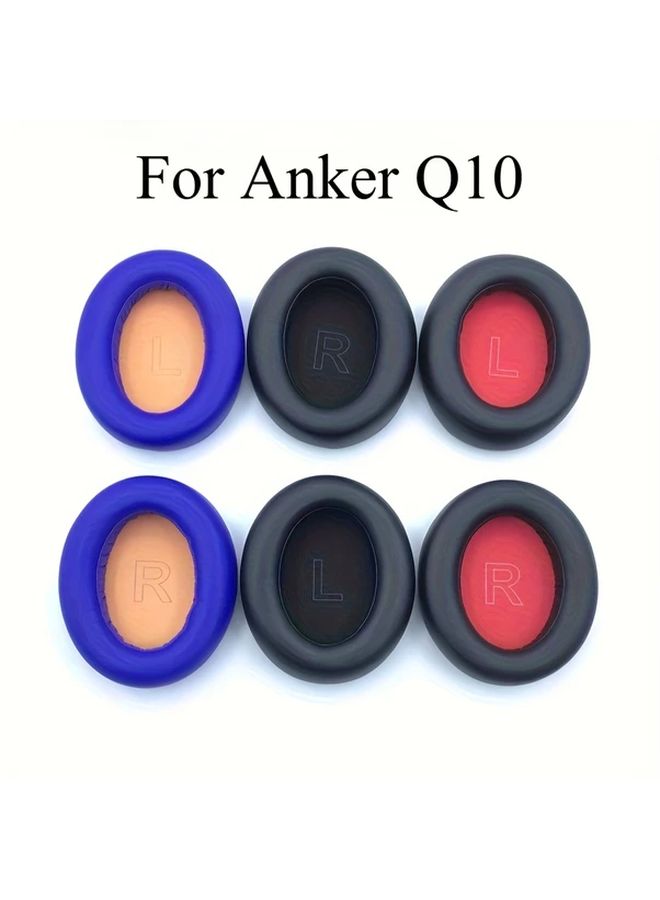 Comfortable Over Ear Headphone Covers Black Red Adjustable Ergonomic Durable - Image 2