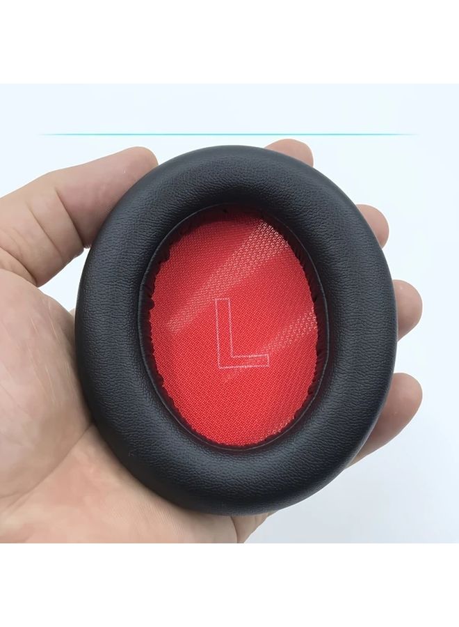 Comfortable Over Ear Headphone Covers Black Red Adjustable Ergonomic Durable - Image 4