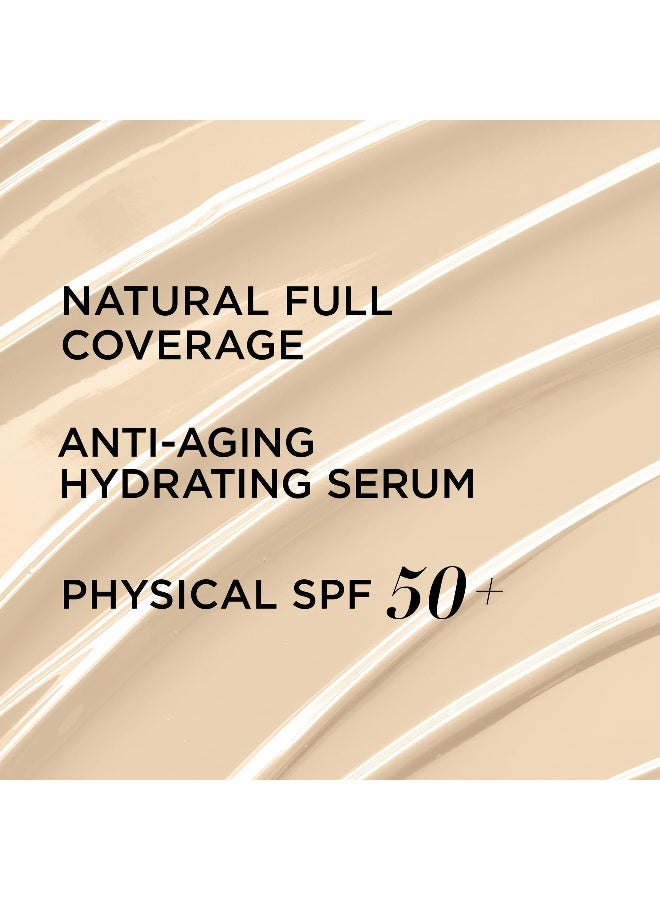 IT COSMETICS كريم سي سي من آي تي كوسميتيكس للسفر خفيف الوزن  أساس كامل التغطية مع واقي شمس SPF 50 مصحح لون سيروم مضاد للشيخوخة مُركب مع النياسيناميد وحمض الهيالورونيك لمظهر طبيعي 04 أونصة سائلة - Image 3