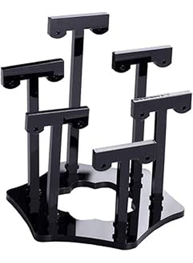 Black Jewelry Display Stand Earring Holder Organizer Rack - Image 1