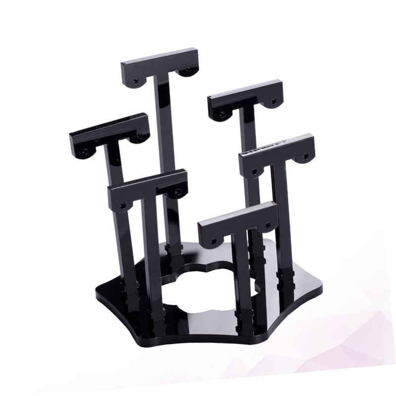Black Jewelry Display Stand Earring Holder Organizer Rack - Image 5